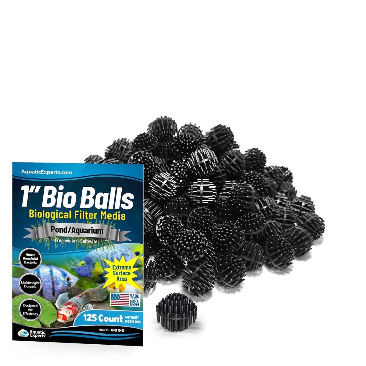 Bio-ball - Bóng sinh học lọc nước hồ Koi
