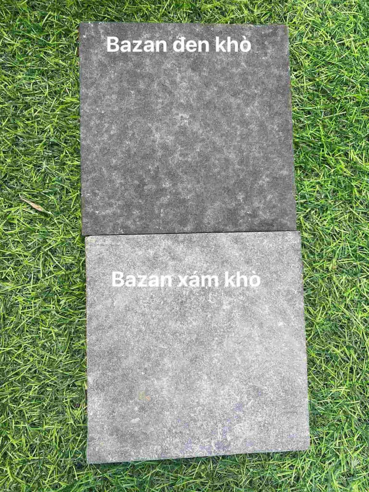 Đá Bazan khô xám