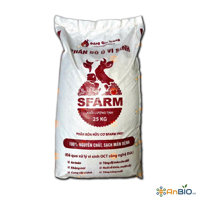 Phân bò hữu cơ (bao 25kg)