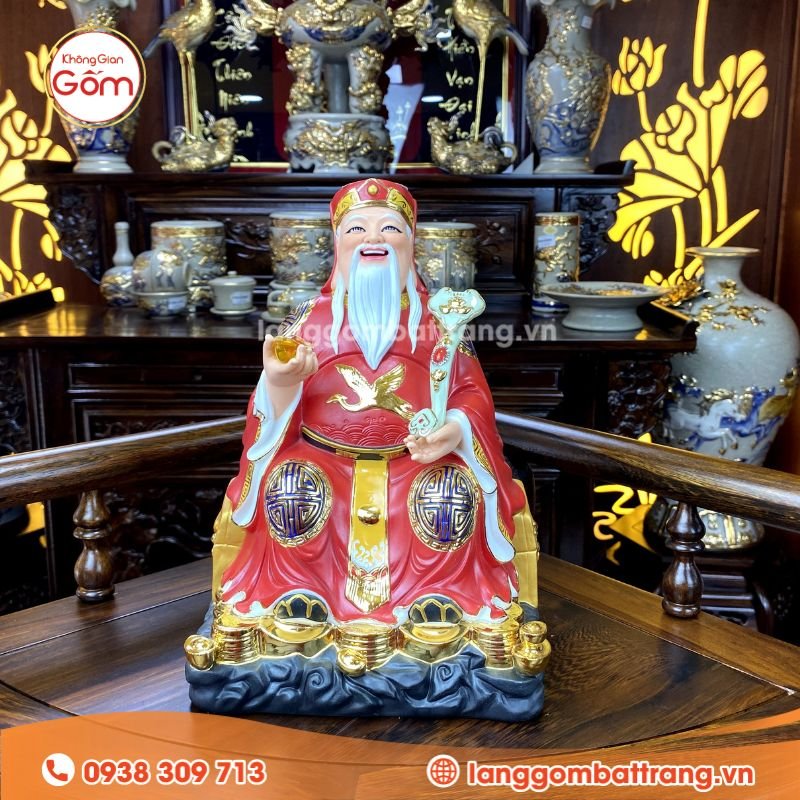 Tượng Thần Tài (gốm 30cm)
